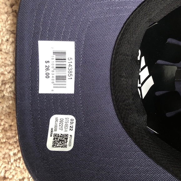 ADIDAS Aeroready Navy Blue Women’s Baseball Strapback Adjustable Hat - Picture 7 of 7